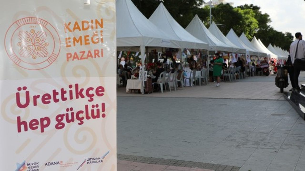 Kadın Emeği Pazarı’nda el emeği ürünler satışa sunuldu