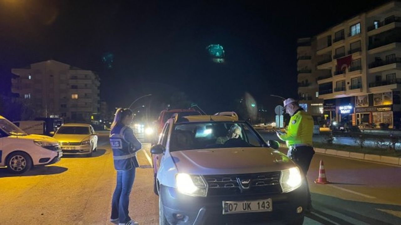 72 araca toplam 39 bin TL ceza yazıldı