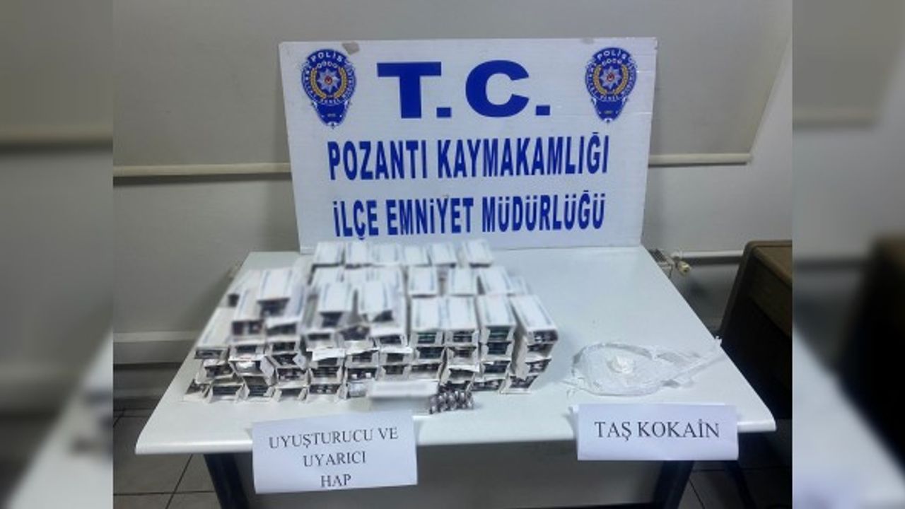 Adana'da 6 bin adet uyuşturucu hap ele geçirildi