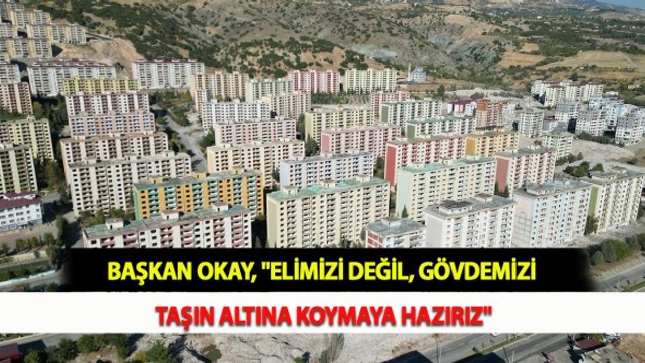 Başkan Okay, "Elimizi Değil, Gövdemizi Taşın Altına Koymaya Hazırız"