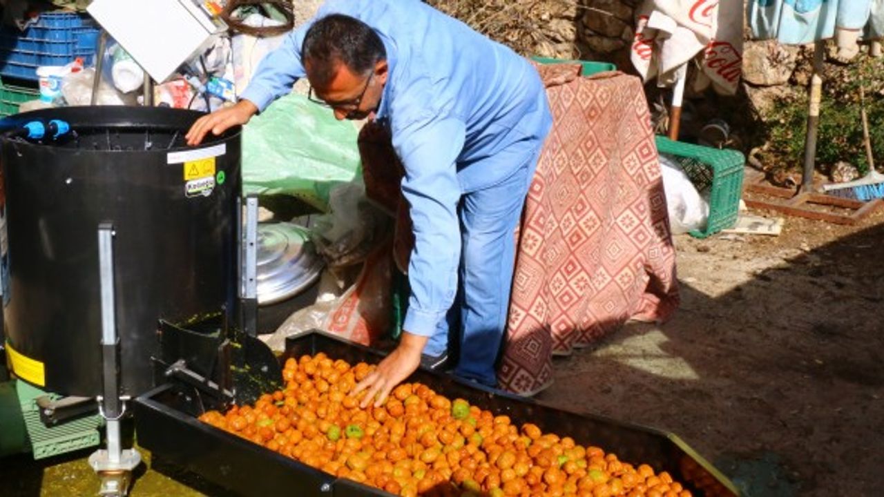Büyükşehirden Geyikbayırlılara ceviz ayıklama ve salça makinesi