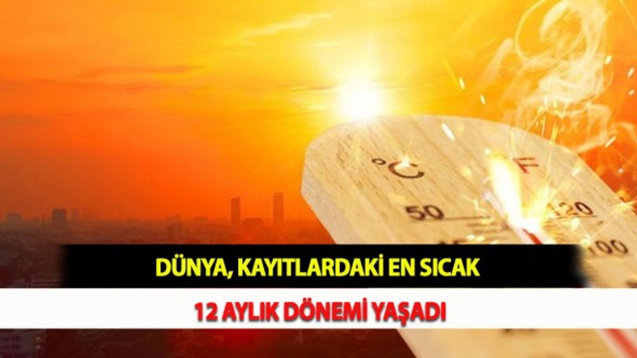 Dünya, Kayıtlardaki En Sıcak 12 Aylık Dönemi Yaşadı