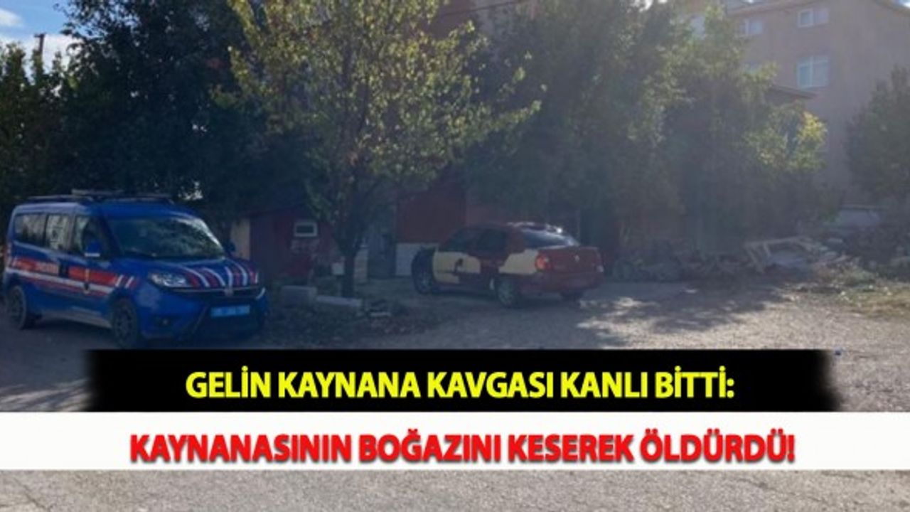 Gelin Kaynana Kavgası Kanlı Bitti: Kaynanasının Boğazını Keserek Öldürdü!