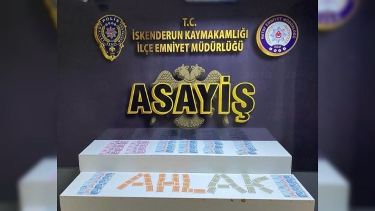Hatay’da kumar baskınında 28 bin 385 TL para cezası uygulandı