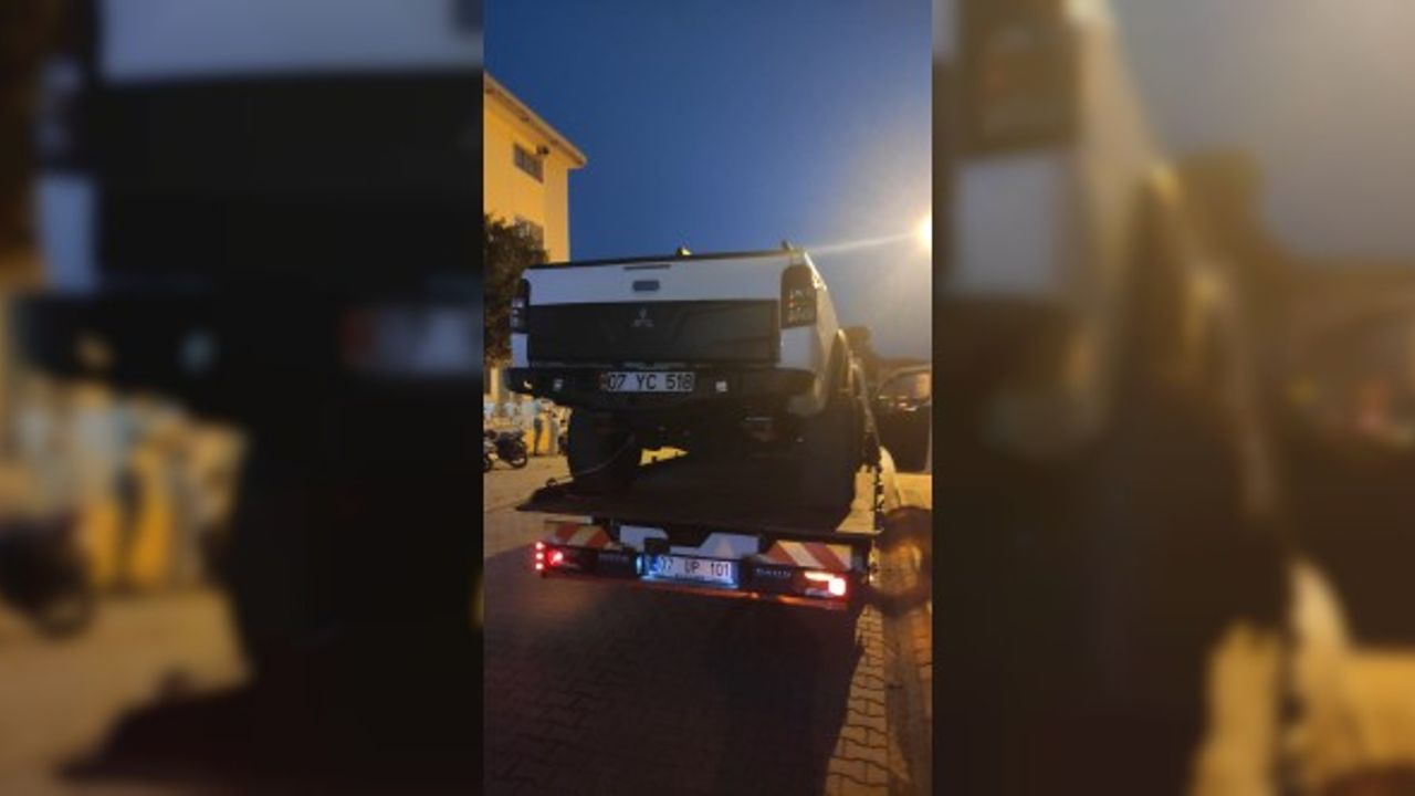 Kamyonetten dışarı alkol şişesi attılar, 13 bin TL ceza yediler