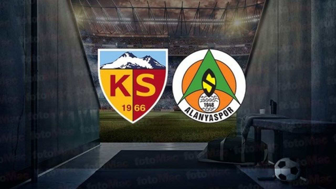 Kayseispor - Alanyaspor canlı izle