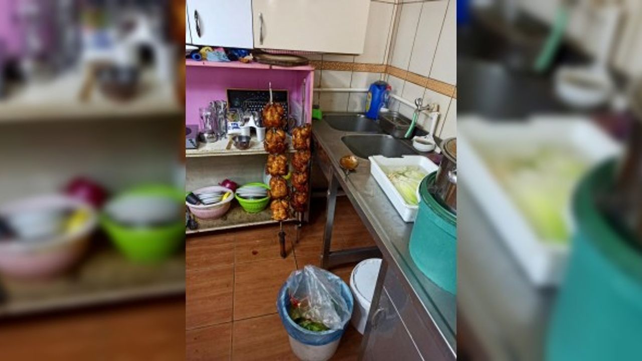 Mide bulandıran görüntülerin olduğu lokanta, belediye ekiplerince kapatıldı