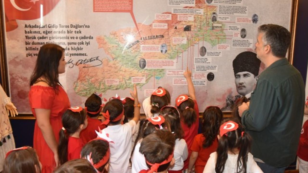 Minikler Kuvayi Milliye Karargahı Müzesine ziyarette bulundu