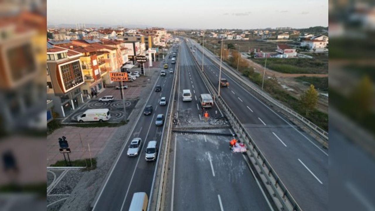 Manavgat'ta Otogar Köprülü kavşağı 15 günlük bakım alındı