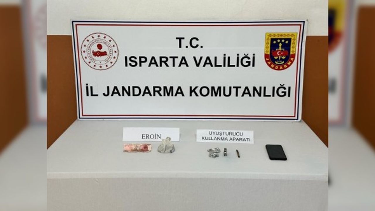 Isparta'da uyuşturucu operasyonu: 1 kişi tutuklandı