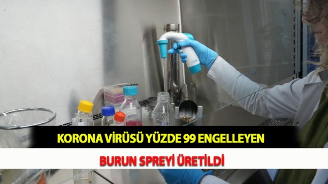 Korona Virüsü Yüzde 99 Engelleyen Burun Spreyi Üretildi