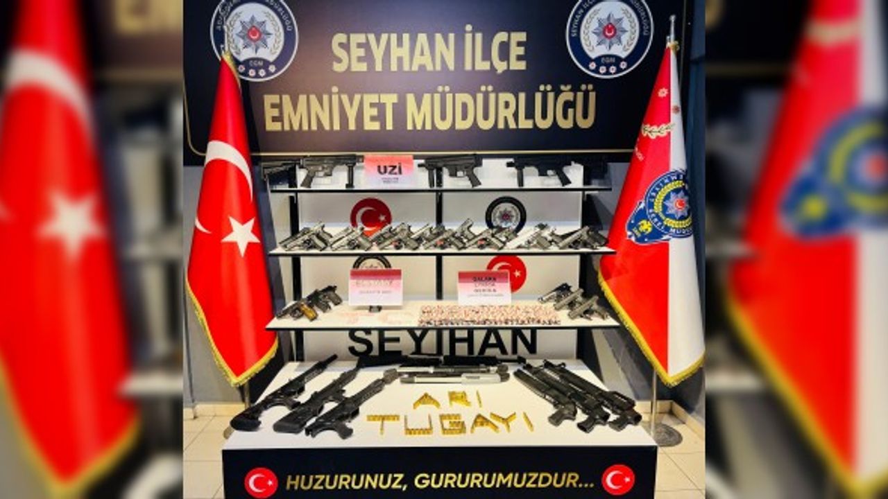 Seyhan'da 94 ruhsatsız silah ele geçirildi, çeşitli suçlardan aranan 315 kişi yakalandı