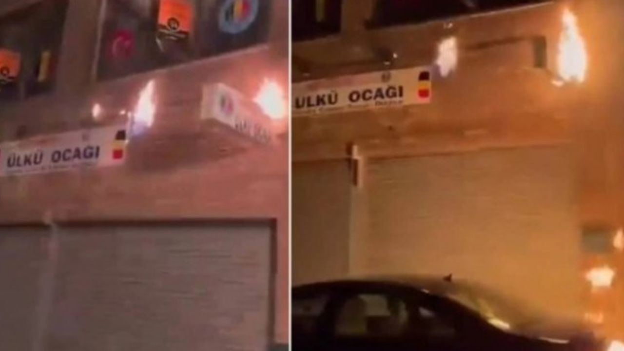 Belçika'da PKK Destekçileri Ülkü Ocağı Binasına Molotoflarla Saldırdı