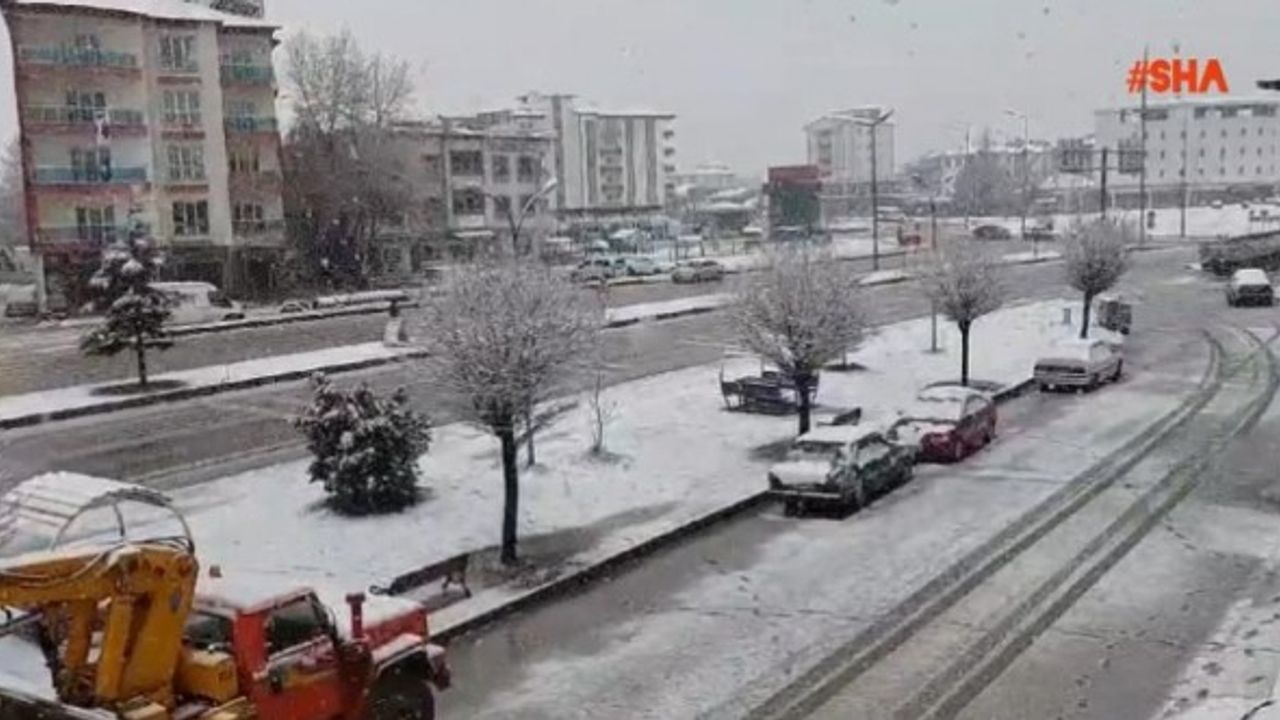 Kahramanmaraş'ta Kar Yağışı Etkili Oldu