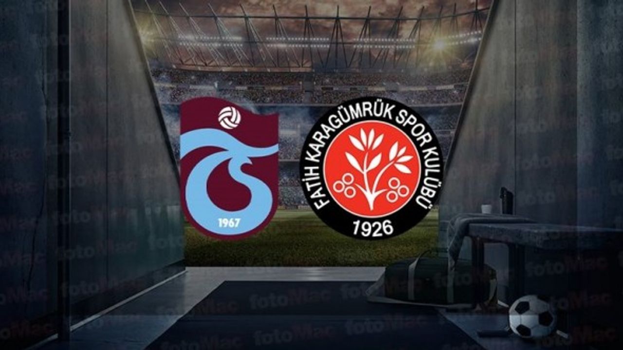 Trabzonspor-Fatih Karagümrük canlı izle