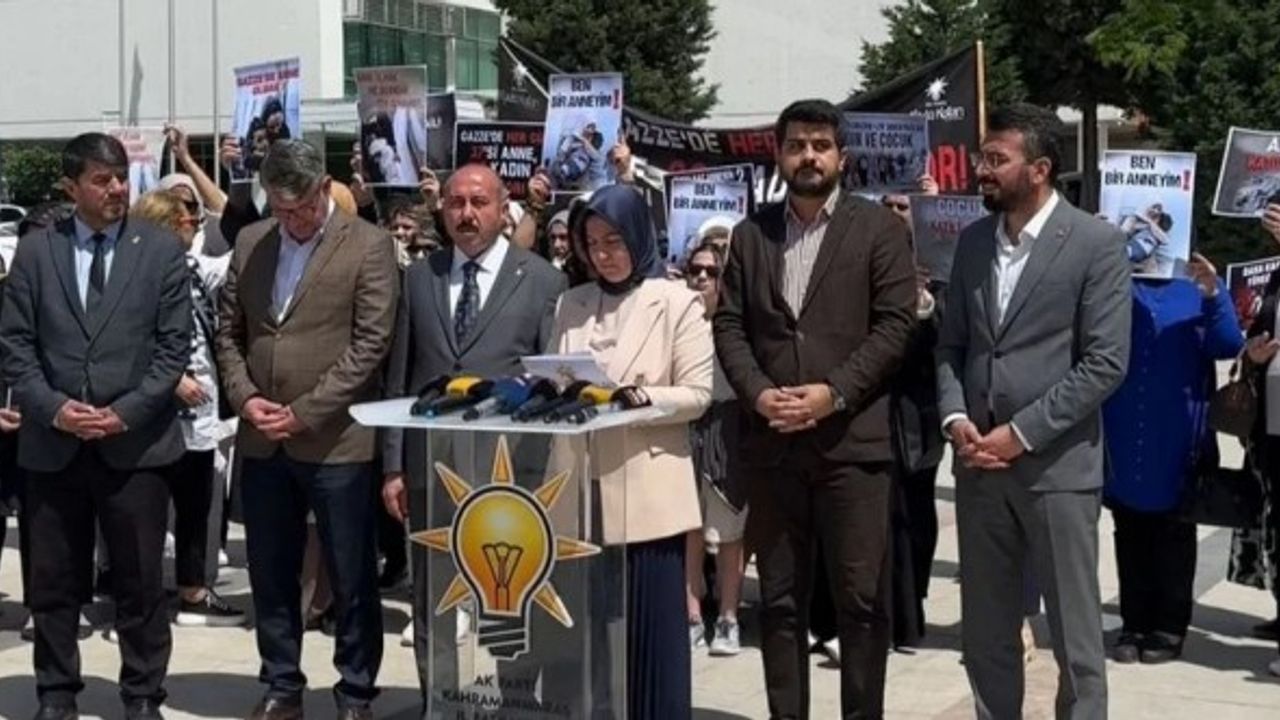 Kahramanmaraş Ak Parti Kadın Kolları Başkanlığı Gazze'deki Anneler İçin Konuştu!