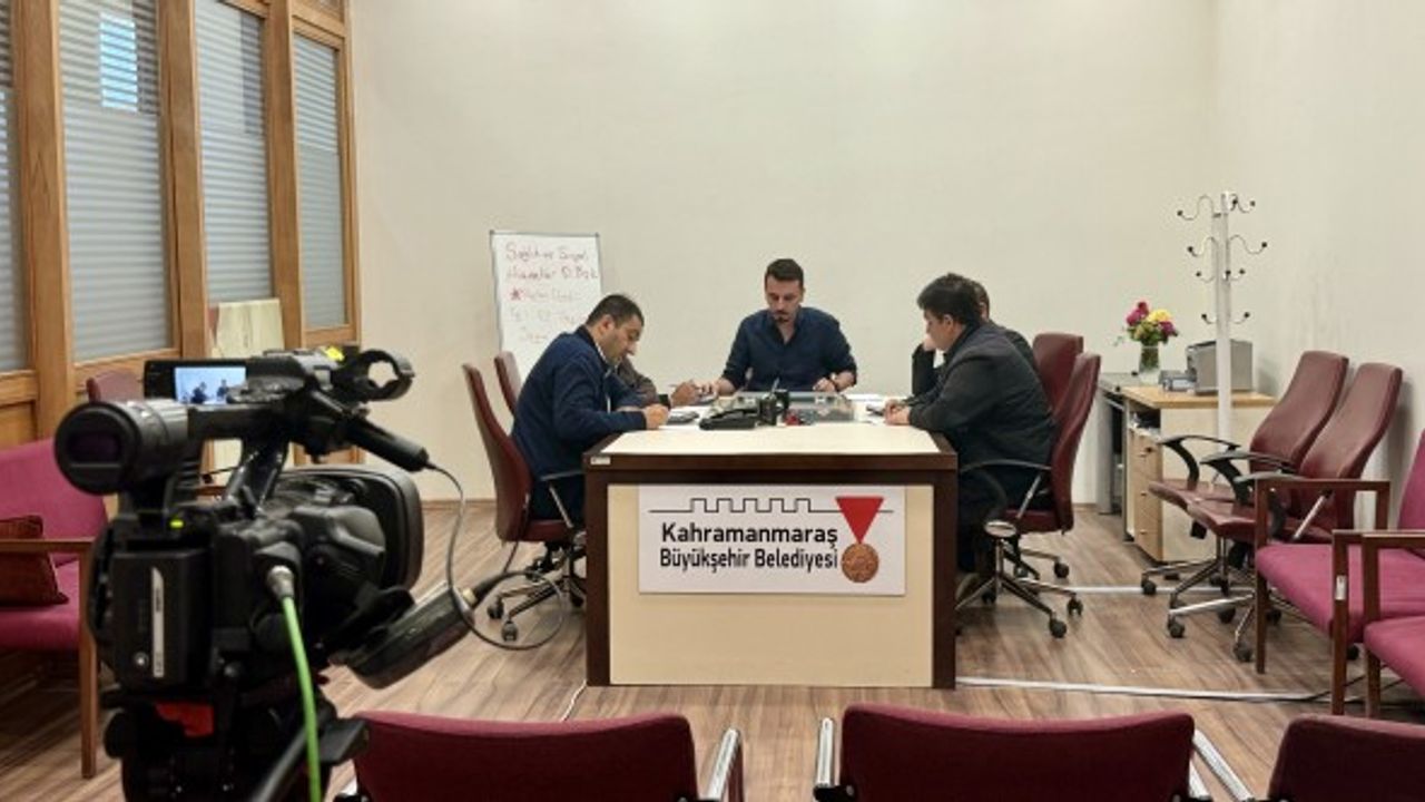 Kahramanmaraş Büyükşehir Belediyesi’nde İlk Canlı İhale Yayını Yapıldı