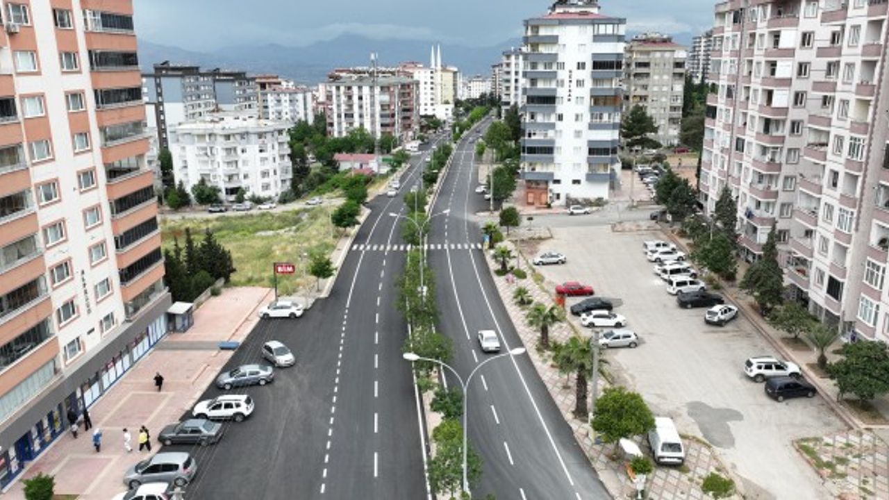 Kahramanmaraş'ta 10 Milyon TL'lik Asfalt Yatırımıyla Cadde Yeniledi