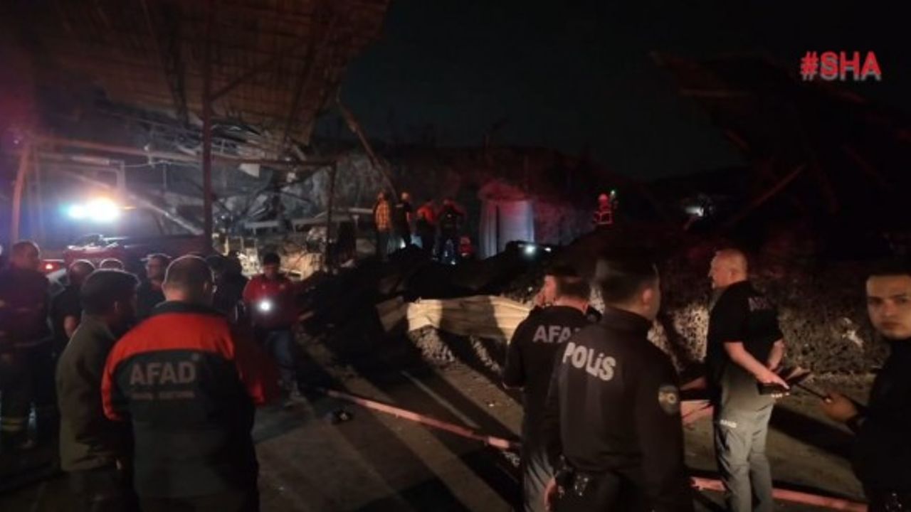 Kahramanmaraş'ta Boya Fabrikasında Feci Patlama! 3 Yaralı