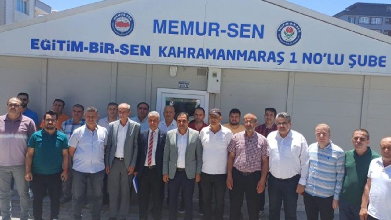 Kahramanmaraş'ta Toplu Sözleşme Hakkında Basın Açıklaması!