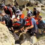 Kahramanmaraş’ta kanyonda yaralanan vatandaş kurtarıldı