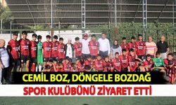 Cemil Boz, Döngele Bozdağ Spor Kulübünü Ziyaret Etti
