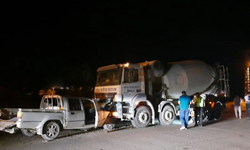 Kahramanmaraş'ta Beton Mikseri ile Pikap Çarpıştı: 7 Yaralı