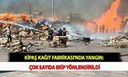 Kipaş Kağıt Fabrikası'nda Yangın: Çok Sayıda Ekip Yönlendirildi