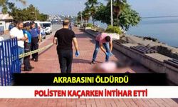 Akrabasını Öldürdü Polisten Kaçarken İntihar Etti