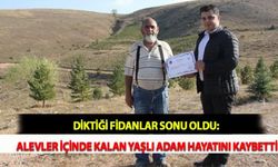 Diktiği Fidanlar Sonu Oldu: Alevler İçinde Kalan Yaşlı Adam Hayatını Kaybetti