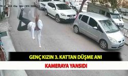 Genç Kızın 3. Kattan Düşme Anı Kameraya Yansıdı