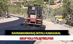 Kahramanmaraş Boyalı-Kabasakal Grup Yolu İyileştiriliyor