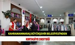 Kahramanmaraş Büyükşehir Belediyesi'nden Kırtasiye Desteği