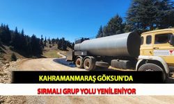 Kahramanmaraş Göksun'da Sırmalı Grup Yolu Yenileniyor