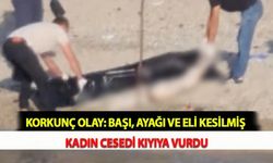 Korkunç Olay: Başı, Ayağı ve Eli Kesilmiş Kadın Cesedi Kıyıya Vurdu