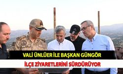 Vali Ünlüer İle Başkan Güngör İlçe Ziyaretlerini Sürdürüyor