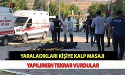 Yaraladıkları Kişiye Kalp Masajı Yapılırken Tekrar Vurdular