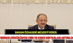 Bakan Özhaseki Müjdeyi Verdi: Yerinde Dönüşüm'de Hibe ve Kredi Miktarları Artırıldı