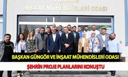 Başkan Güngör ve İnşaat Mühendisleri Odası Şehrin Proje Planlarını Konuştu