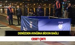 Denizden Ayağına Bidon Bağlı Ceset Çıktı