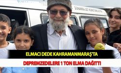Elmacı Dede Kahramanmaraş'ta Depremzedelere 1 Ton Elma Dağıttı