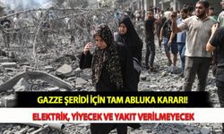 Gazze Şeridi İçin Tam Abluka Kararı! Elektrik, Yiyecek ve Yakıt Verilmeyecek