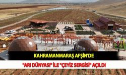 Kahramanmaraş Afşin'de "Arı Dünyası" ile "Çeyiz Sergisi" Açıldı