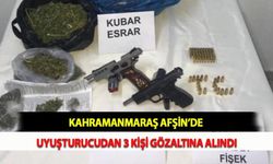 Kahramanmaraş Afşin’de Uyuşturucudan 3 Kişi Gözaltına Alındı