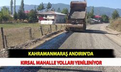 Kahramanmaraş Andırın'da Kırsal Mahalle Yolları Yenileniyor