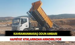 Kahramanmaraş Odun Ambarı Hafriyat Atıklarından Arındırılıyor