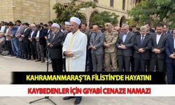 Kahramanmaraş'ta Filistin'de Hayatını Kaybedenler İçin Gıyabi Cenaze Namazı