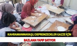 Kahramanmaraşlı Depremzedeler Gazze İçin Bazlama Yapıp Satıyor