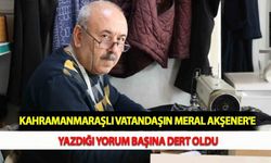 Kahramanmaraşlı Vatandaşın Meral Akşener'e Yazdığı Yorum Başına Dert Oldu
