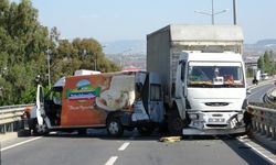 Manavgat'ta zincirleme kaza ucuz atlatıldı